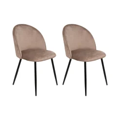 Set di 2 sedie Achito, 51x54h82 cm,<Dmora Fashion