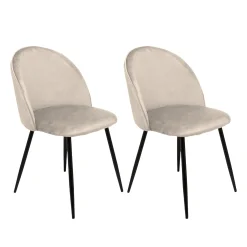 Set di 2 sedie Achito, 51x54h82 cm,<Dmora Cheap