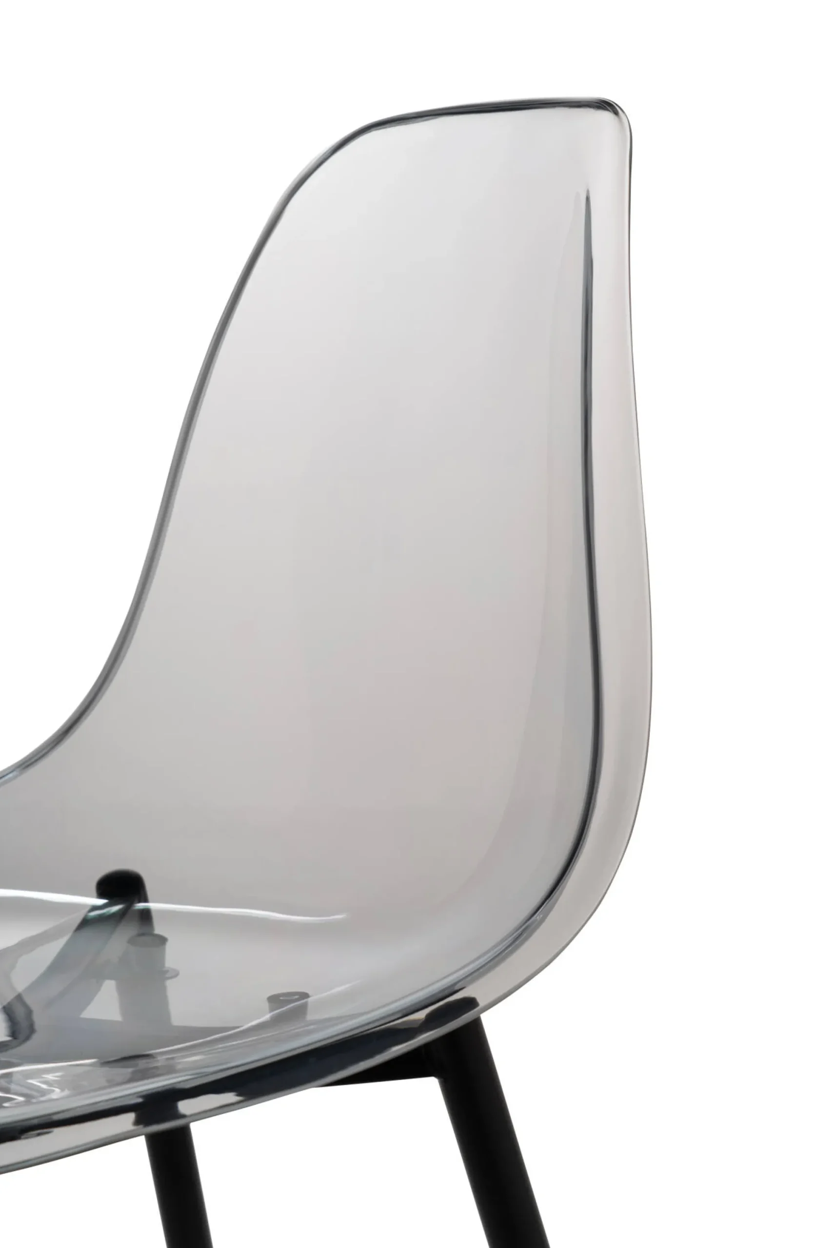 Set di 4 sedie Amstrong, 53x46h81 cm, Fumé<Dmora Clearance
