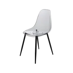 Set di 4 sedie Amstrong, 53x46h81 cm, Fumé<Dmora Clearance