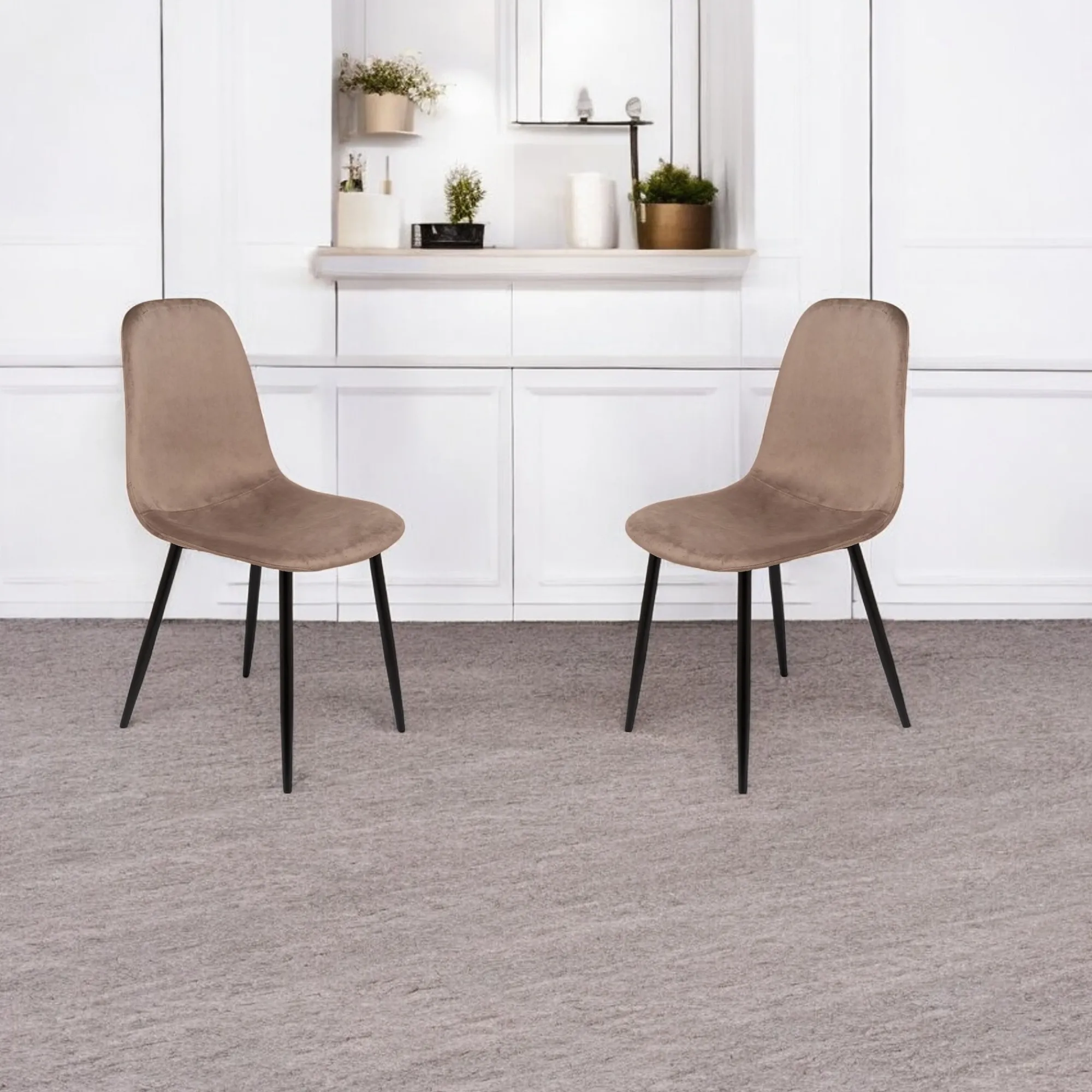 Set di 2 sedie Arter, 45x56h87 cm,<Dmora Best Sale
