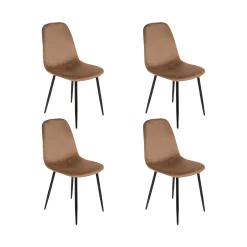 Set di 4 sedie Arter, 45x56h87 cm,<Dmora Shop
