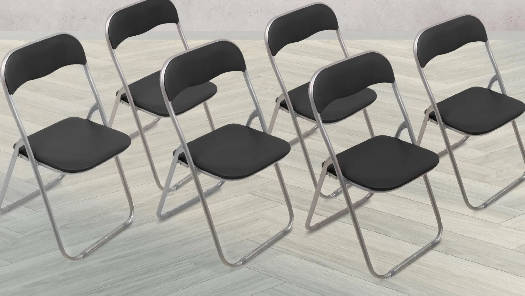 Set di 6 sedie pieghevoli Dgraf, 43x47h80 cm,<Dmora Cheap