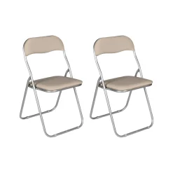 Set di 2 sedie pieghevoli Dgraf, 43x47h80 cm,<Dmora Fashion