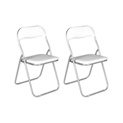 Set di 2 sedie pieghevoli Antenore, 43x47h80 cm,<Dmora Flash Sale