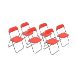 Set di 6 sedie pieghevoli Dgraf, 43x48h80 cm,<Dmora Shop