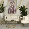 Set di 4 tavolini da salotto Cabiaglio, 70x70 h55 cm,<Dmora Best