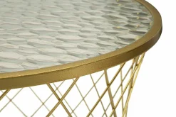 Set di 4 tavolini da salotto Cabiaglio, 70x70 h55 cm,<Dmora Best