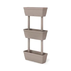 Set di 3 vasi Aldunga, 49x22h16 cm, Tortora<Dmora Flash Sale