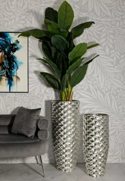 Set di 2 vasi Premezzo, 37x37 h92 cm,<Dmora Flash Sale