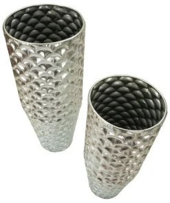 Set di 2 vasi Premezzo, 37x37 h92 cm,<Dmora Flash Sale