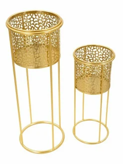 Set di 2 vasi Robert, , 17x17 h46 cm<Dmora Hot