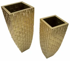 Set di 2 vasi Tirreni, 40x40 h99 cm,<Dmora Online