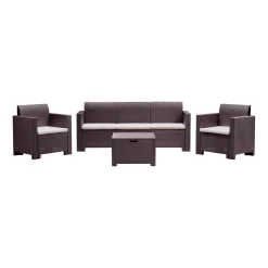 Set salotto da esterno Admiral, 100% Made in Italy,<Dmora Hot