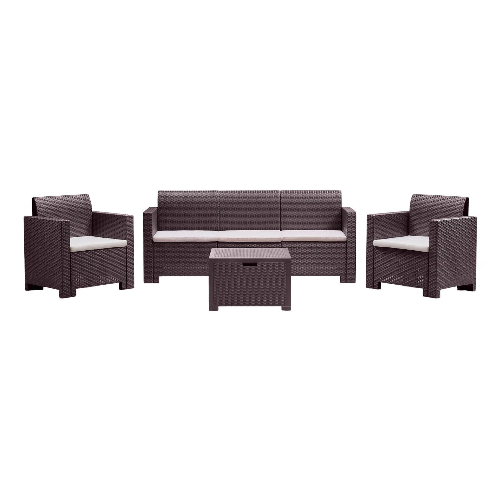 Set salotto da esterno Admiral, 100% Made in Italy,<Dmora Hot