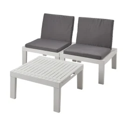 Set salotto da esterno Aixela, 100% Made in Italy,<Dmora Hot