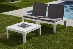 Set salotto da esterno Aixela, 100% Made in Italy,<Dmora Hot