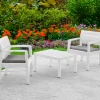 Set salotto da esterno Alfio, 100% Made in Italy,<Dmora Clearance