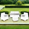 Set salotto da esterno Amer, 100% Made in Italy,<Dmora Clearance