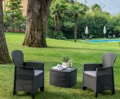 Set salotto da esterno Anny, 100% Made in Italy,<Dmora Store