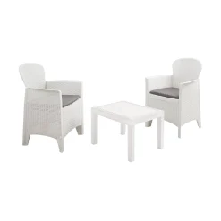 Set salotto da esterno Aneta, 100% Made in Italy,<Dmora Clearance