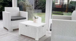 Set salotto da esterno Apis, 100% Made in Italy,<Dmora New