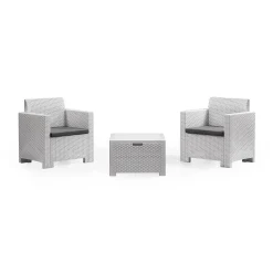 Set salotto da esterno Apis, 100% Made in Italy,<Dmora New