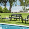 Set salotto da esterno Arti, 100% Made in Italy,<Dmora Discount