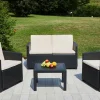 Set salotto da esterno Arabesk, 100% Made in Italy,<Dmora Clearance