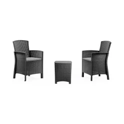 Set salotto da esterno Armin, 100% Made in Italy,<Dmora Flash Sale