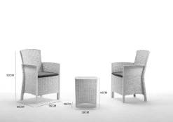 Set salotto da esterno Armin, 100% Made in Italy,<Dmora Hot