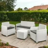 Set salotto da esterno Bacco, 100% Made in Italy,<Dmora New