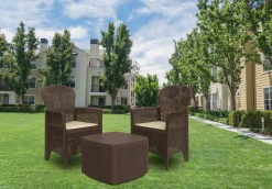 Set salotto da esterno Dakain, 100% Made in Italy,<Dmora Discount