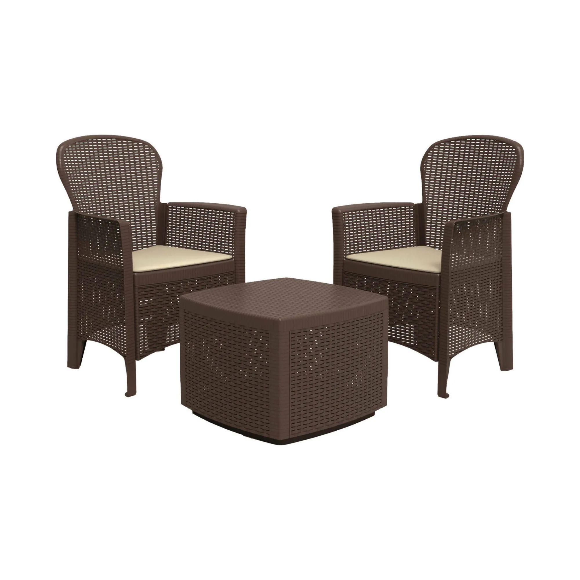 Set salotto da esterno Dakain, 100% Made in Italy,<Dmora Discount