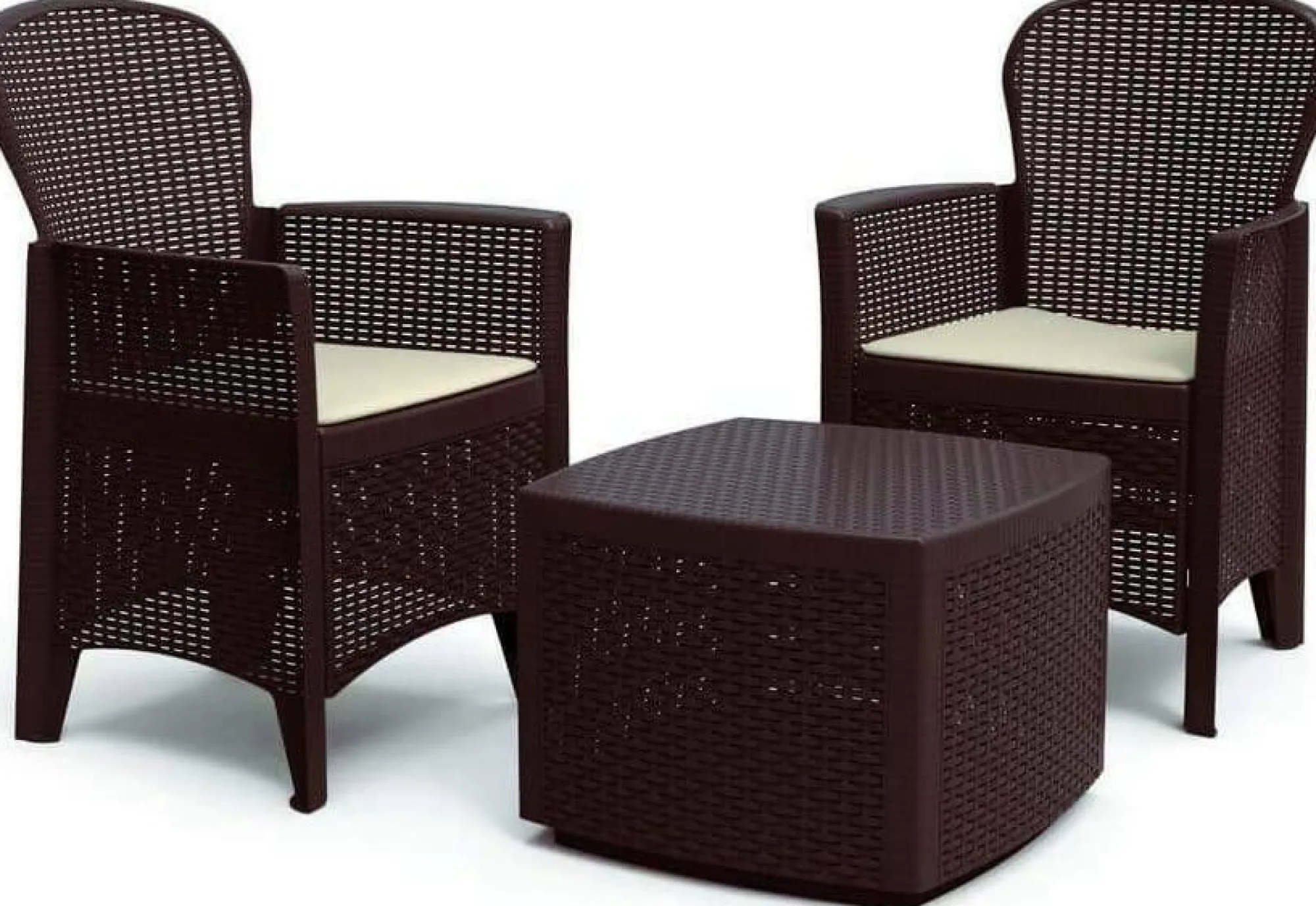 Set salotto da esterno Dakain, 100% Made in Italy,<Dmora Discount