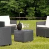 Set salotto da esterno Dbacc, 100% Made in Italy,<Dmora Best