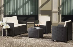 Set salotto da esterno Dbacc, 100% Made in Italy,<Dmora Best