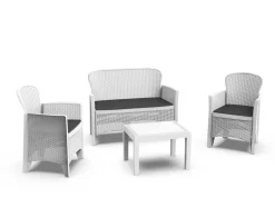 Set salotto da esterno Debois, 100% Made in Italy,<Dmora Best Sale