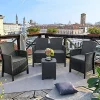 Set salotto da esterno Dkresi, 100% Made in Italy,<Dmora Fashion