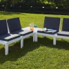 Set salotto da esterno Ermes, 100% Made in Italy,<Dmora Outlet