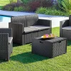 Set salotto da esterno Gazania, 100% Made in Italy,<Dmora New