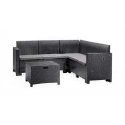 Set salotto da esterno Somnus, 100% Made in Italy,<Dmora Clearance