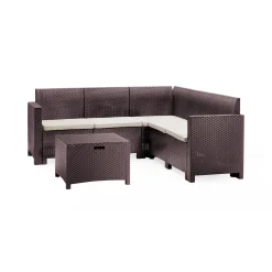 Set salotto da esterno Somnus, 100% Made in Italy,<Dmora Online