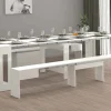 Set tavolo e sedie Auditore, 66x25h45 cm,<Dmora Store