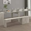Set tavolo e sedie Badesi, 66x25h45 cm,<Dmora Best