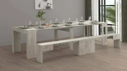 Set tavolo e sedie Badesi, 66x25h45 cm,<Dmora Best