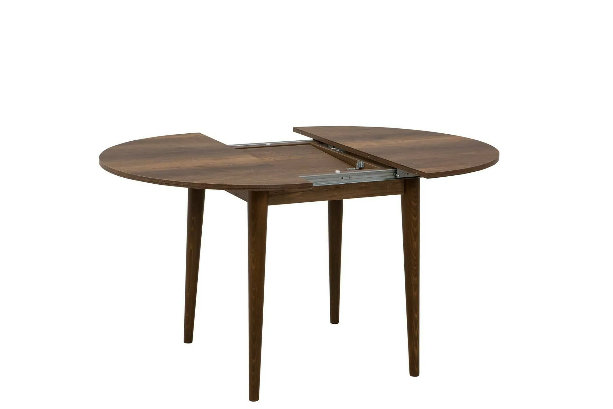 Set tavolo e sedie Bee, 100x100h75 cm, Noce e Antracite<Dmora Cheap