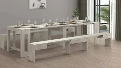 Set tavolo e sedie Dadamoni, 66x25h45 cm,<Dmora Store