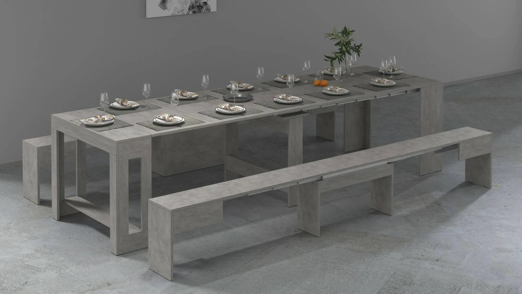 Set tavolo e sedie Dadamoni, 66x25h45 cm,<Dmora Store