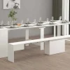 Set tavolo e sedie Dardizzon, 66x25h45 cm,<Dmora Cheap